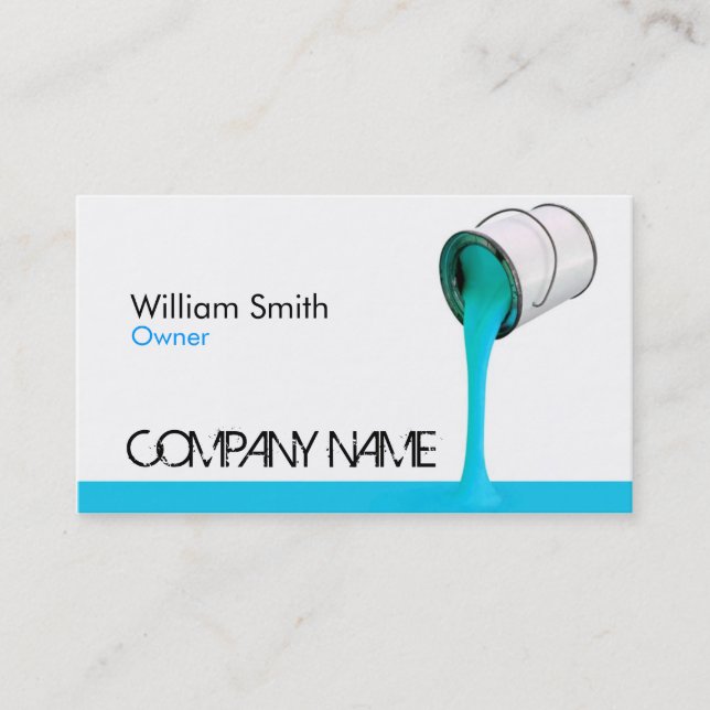 Carte De Visite Painter Business Card (Devant)