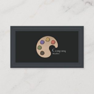 Carte De Visite Palette Artiste