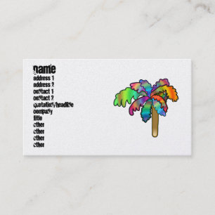 Carte De Visite Palmier tropical