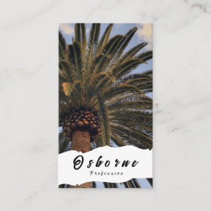 Carte De Visite Palmiers Ocean Beach Cocout