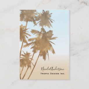 Carte De Visite Palms Palms ombre Palm Trees