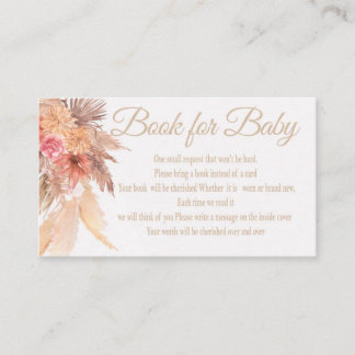 Carte De Visite Pampas Grass book for baby, Desert, Bohemian art