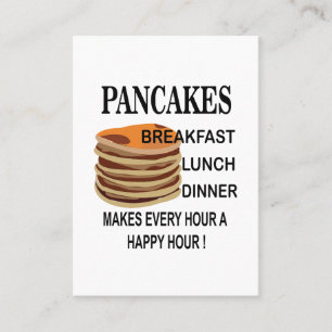 Carte De Visite Pancakes Boulangerie Restauration Restauration Pan