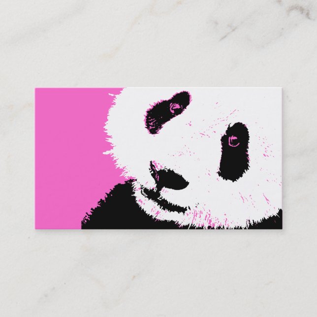 Carte De Visite panda (Devant)