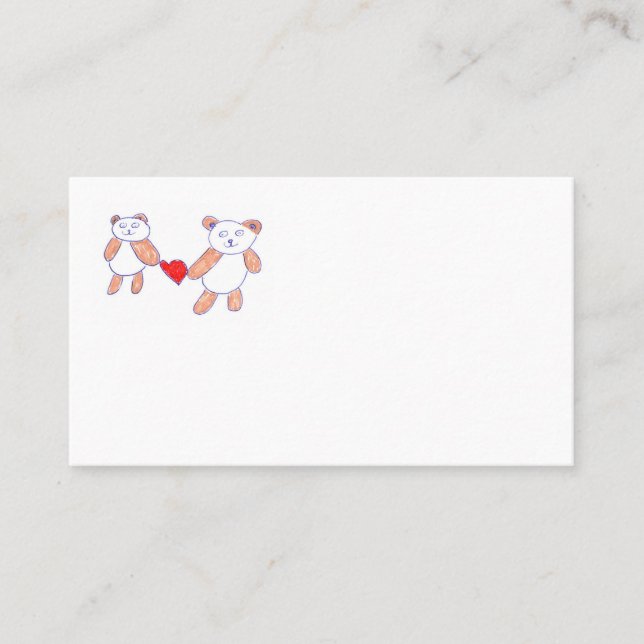 Carte De Visite Panda Love (Devant)