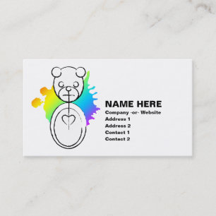 Carte De Visite panda splatz.