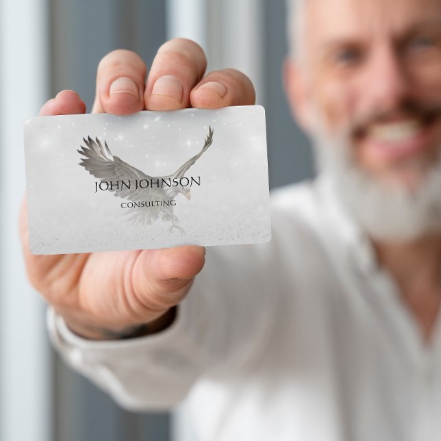 Carte De Visite Panier d'affaires Eagle Consulting Personnalisé (Personalized Consulting Eagle Business Cart Business Card)