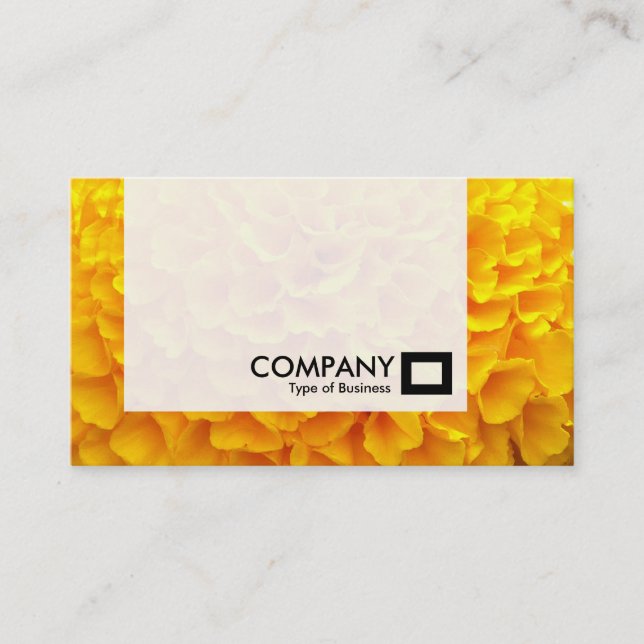 Carte De Visite Panneau - Chrysanthème orange (Devant)