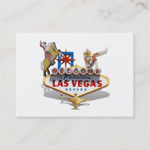 Carte De Visite Panneau de bienvenue de Las Vegas