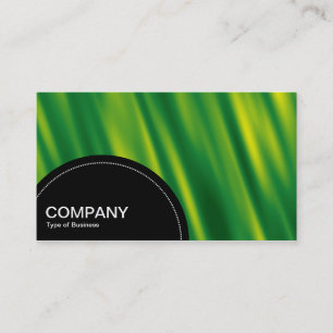 Carte De Visite Panneau demi-cercle (points) - Satin vert