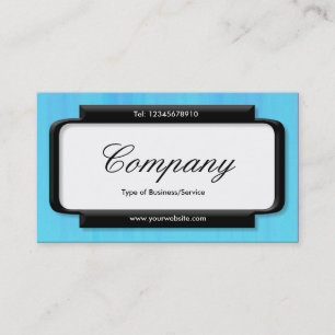 Carte De Visite Panneau élégant (police de script) - Texture peint