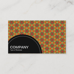 Carte De Visite Panneau semi-cercle (points) - motif géométrique 0