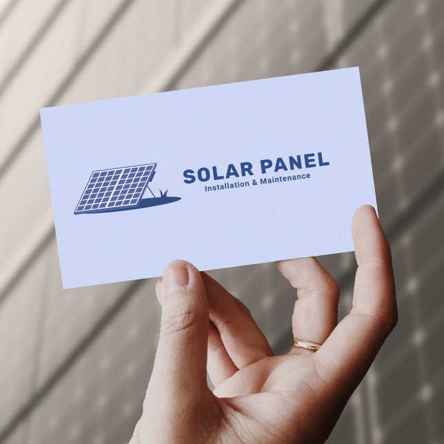 Carte De Visite Panneau solaire (Solar Panel Business Card)