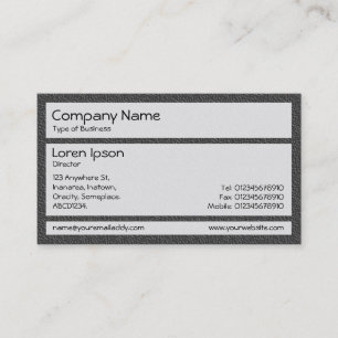 Carte De Visite Panneaux 02 - Chaise en plastique gris foncé