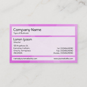 Carte De Visite Panneaux 02 - Courbes violettes