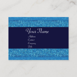 CARTE DE VISITE PANNEAUX DE MODE BLEUE