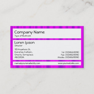 Carte De Visite Panneaux - Satin Violet
