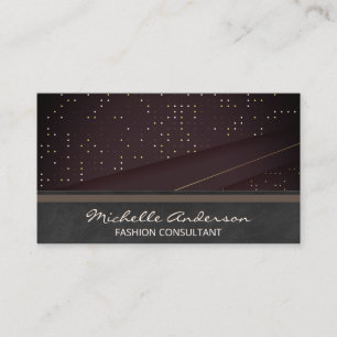 Carte De Visite Panneaux sombres   Arrière - plan Motif de luxe