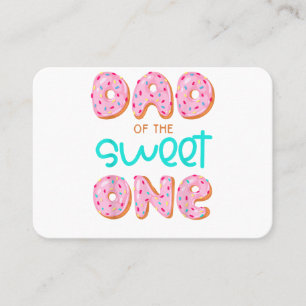 Carte De Visite Papa de Sweet One Premier Anniversaire Famille Ass