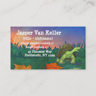 Carte De Visite Papier à lettres Tortoise