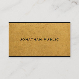 Carte De Visite Papier Kraft imprimé Professionnel Design moderne