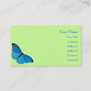 Carte De Visite Papillon