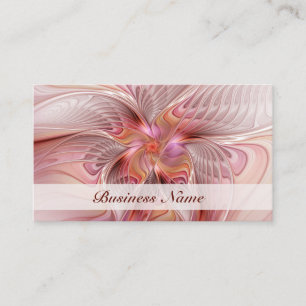 Carte De Visite Papillon Abstrait coloré Imaginaire Fractal Art