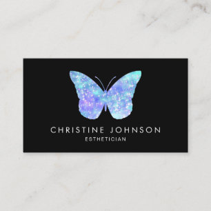 Carte De Visite papillon bleu