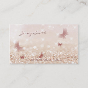 Carte De Visite Papillon bokeh de luxe professionnel
