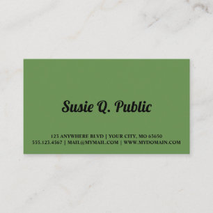 Carte De Visite Papillon de queue de tigre