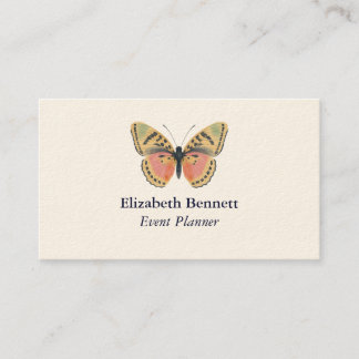 Carte de visite papillon élégant - Personnalisable