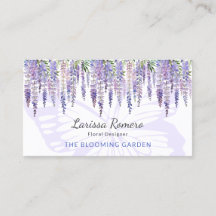 Papillon romantique & Wisteria Pastel Floral