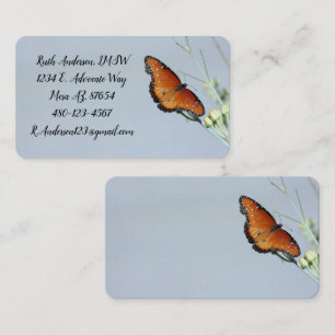 Carte De Visite Papillon royal