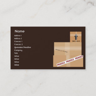 Carte De Visite Paquets - affaires