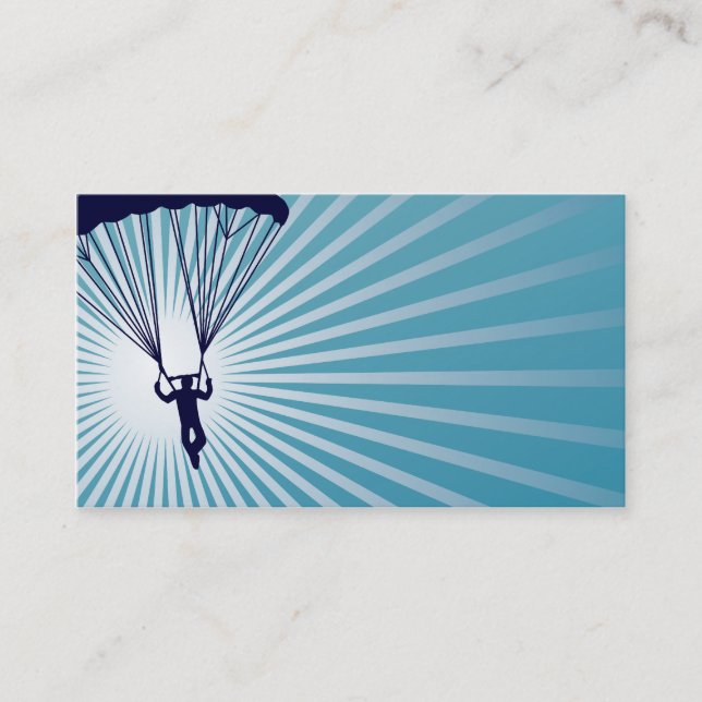 Carte De Visite parachutisme extrèmement haut (Devant)