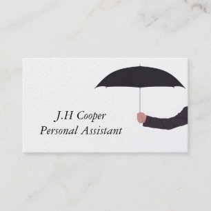 Carte De Visite Parapluie d'assistant personnel