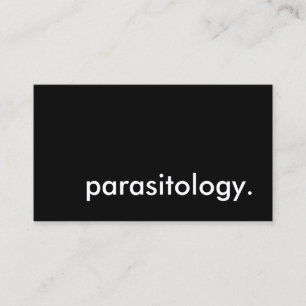 Carte De Visite parasitologie