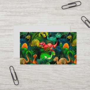 Carte De Visite Parc Dinosaur