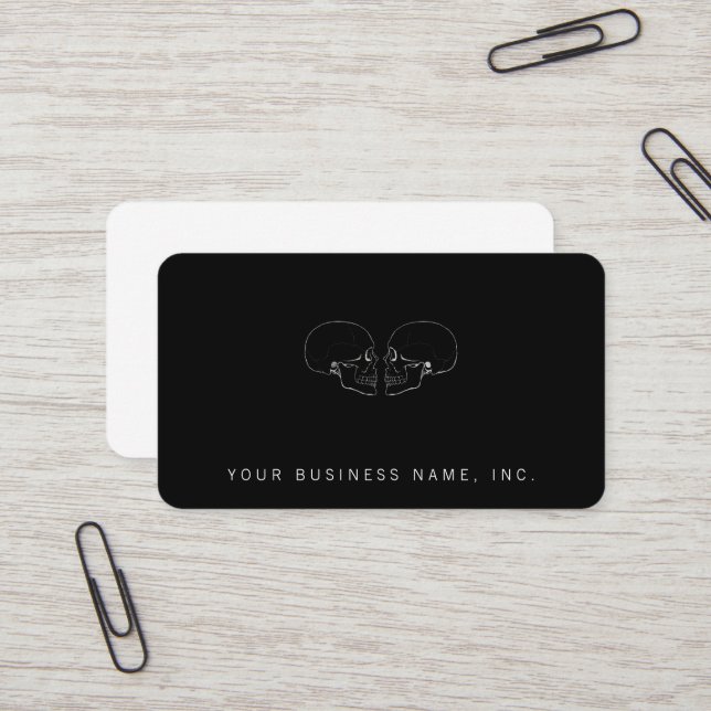 Carte De Visite Parement des crânes (Devant/Arrière en situation)