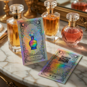 Carte De Visite Parfum Céleste   Luxe Holographique
