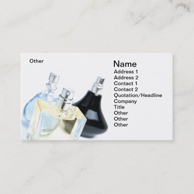 Carte De Visite Parfums (Devant)