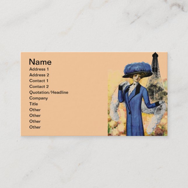 Carte de visite Paris Dreams (Devant)