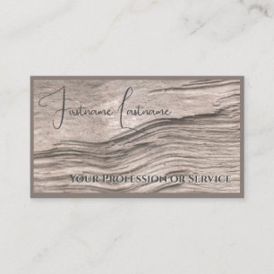Carte De Visite Parquet 100% naturel en bois organique