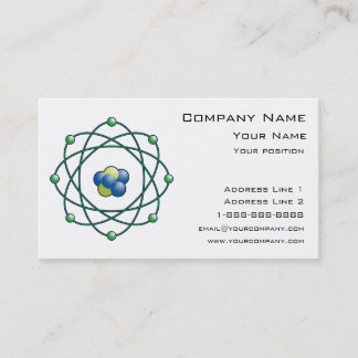 Carte De Visite Particules atomiques