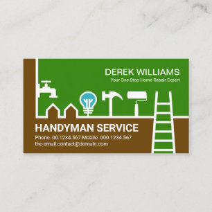 Carte De Visite Particulier Accueil Handyman Frontière Entreprene