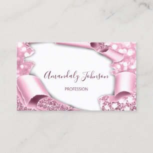 Carte De Visite parties scintillant 3D Maquillage Planificateur d'