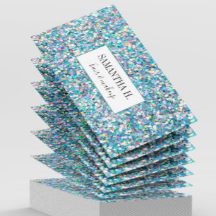 Carte De Visite Parties scintillant Abstraite maquillage cheveux l