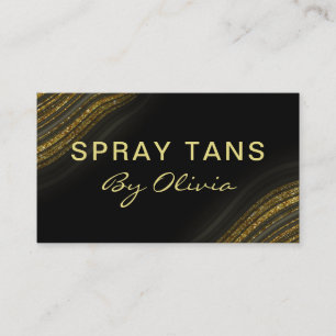 Carte De Visite Parties scintillant Agate Spray Service de bronzag