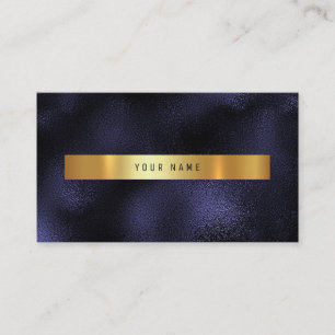 Carte De Visite Parties scintillant Blue Navy Vip Ombre