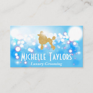 Carte De Visite Parties scintillant   Bokeh Glow Shimmer